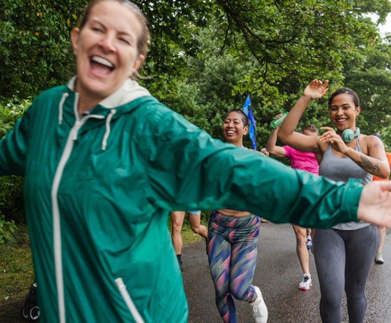 Photo of a female in a fun run